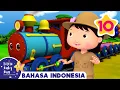 Download Lagu Kereta Warna-warni - Belajar Warna | Kartun \u0026 Lagu Anak Populer | @Little Baby Bum Bahasa Indonesia