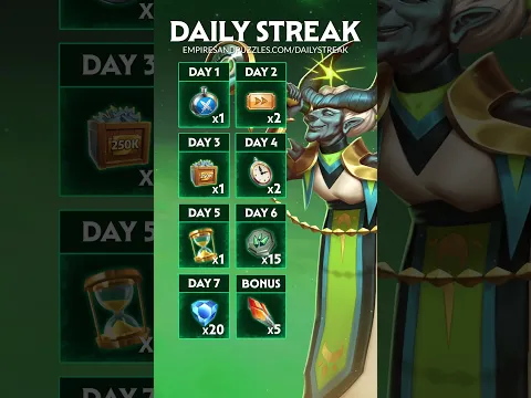 Don’t forget to claim your Daily Streak gift! 🎁 #dailystreak #loginreward #freeloot #shorts