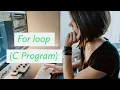 Program to print your name 100 times using for loop Programming