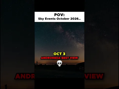 Space Events In October 2026 🤩 #space #earth #shorts