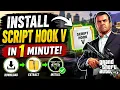 How to Install Script Hook V in GTA 5 in Just 1 Minute 2026 Working Techhojaaye