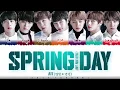 Download Lagu BTS  - 'SPRING DAY' (BRIT ROCK REMIX) Lyrics [Color Coded_Han_Rom_Eng]