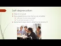 9 Self deprecation