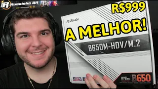 REVIEW B650M HDV: A MELHOR PLACA MÃE AM5 PARA COMPRAR EM 2024! TOP CUSTO BENEFÍCIO! AGUENTA TUDO!