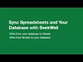 Sync Your Database with a Google Sheet