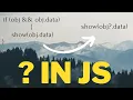 in JS Optional chaining in Javascript Hindi 011