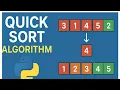 Quick Sort Algorithm in Python Python Coding Interview Question