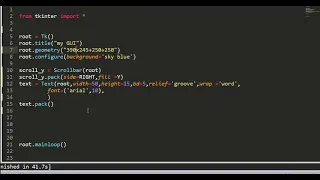 Adding scroll bar on Text box Scrollbar widget tkinter tutorial in hindi Dynamic Coding