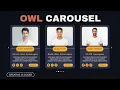 Responsive Team Section using Owl Carousel Slider HTML CSS and JavaScript Free Source Code