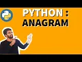 Python Check If Anagram