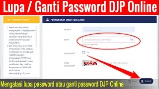 Download Cara Mengganti atau Lupa Password DJP Online MP3