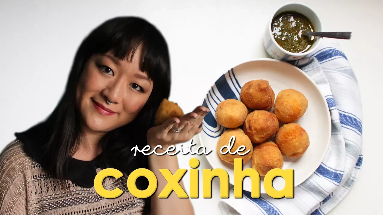 COXINHA COM MOLHO PICANTE DE ERVAS RECEITAS BRASILEIRAS