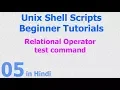 05 - Unix Shell Scripts