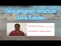 Tokens in Java