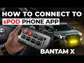 How to Connect to Bluetooth - sPOD BantamX