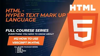 How to use VBscript in HTML HTML