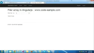 AngularJS Filter Array How to use filter within controllers in AngularJS