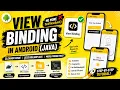ANDROID - VIEW BINDING TUTORIAL IN JAVA