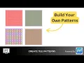 Create Tile Patterns Measure Square