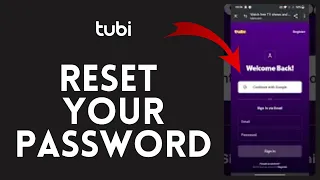 How to Reset Your Password on Tubi Account Recover Your Password on Tubi Account on Android 2024