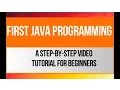 java tutorial for beginners in Hindi - First Java Program in Details
