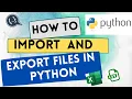 How to Import and Export Data in Python using Pandas