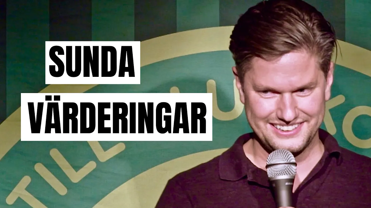 Fredrik Andersson | Comedy Central stand up special "Sunda Värderingar" - (with eng subs)