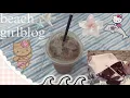 girlblogger beach day vlog