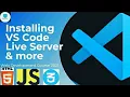 HTML TUTORIAL Installing Vs Code and Live Server Web development Course