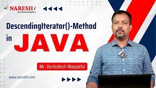 Descending Iterator in Java DescendingIterator Method NareshIT
