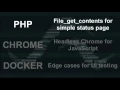 Headless browsers Minsk PHP Night