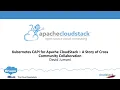 Kubernetes CAPI for Apache CloudStack l ApacheCon North America 2022