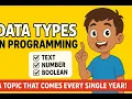 DATA TYPES Explained in Minutes The Year 6 Achievement Test Topic That Comes EVERY YEAR