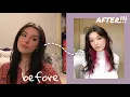 bleaching my hair for the first time EVER black to pink hair transformation