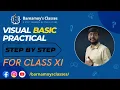 Visual Basic practical Class 11 computer application