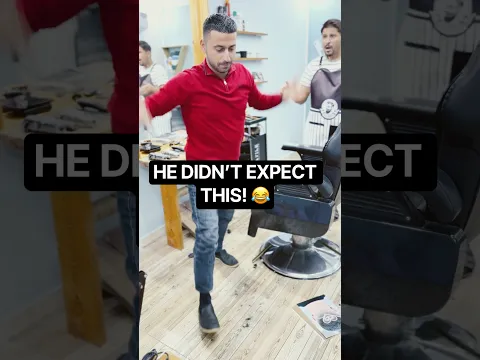 Barber Prank 😂 He Really Didn’t Expect This!