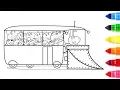 Big Bus Coloring Pages Big Drawing Pages For Kids Learn to Colouring