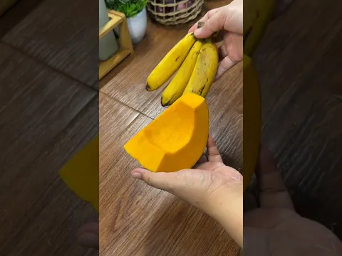 Saging at kalabasa may masarap na meryenda kana  #shorts #cooking #food #recipe