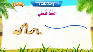 أشكال الخطوط الخط المستقيم المنحني المنكسر 