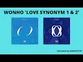 PLAYLIST WONHO Love Synonym 1 2