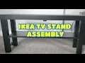 How to assemble IKEA LACK Tv Stand Unboxing and Assembling