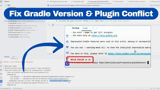 Android Studio Fix Gradle Version Gradle Conflict and Compatibility Issue with Java Versions