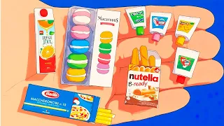 Miniature food and sweets crafts
