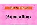 TestNG Annotations - TestNG Tutorial