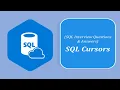 SQL Interview Question and Answers SQL Cursors