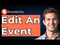 How To Edit An Event On Eventbrite 2026 Guide