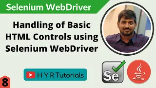 Handling of Basic HTML Controls using Selenium WebDriver
