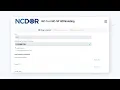 How to File Pay using the NC-5 or NC-5P Withholding Application