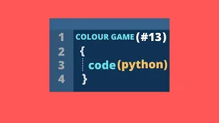 COLOR GUESSING GAME IN PYTHON WITH SOURCE CODE