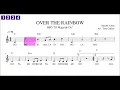 OVER THE RAINBOW. Partitura + playalong (flute, recorder,  flauta, violín, oboe , fagot...)